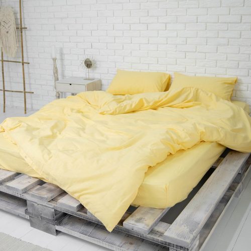 Купить постельное белье бязь недорого Желтый